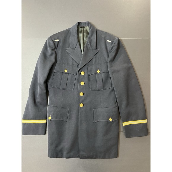 jjshouse ink blue dress Army Blues Dress Uniform Green Suit Jacket w/ Patches Rank 91st Infant   The Fuzzy Felt